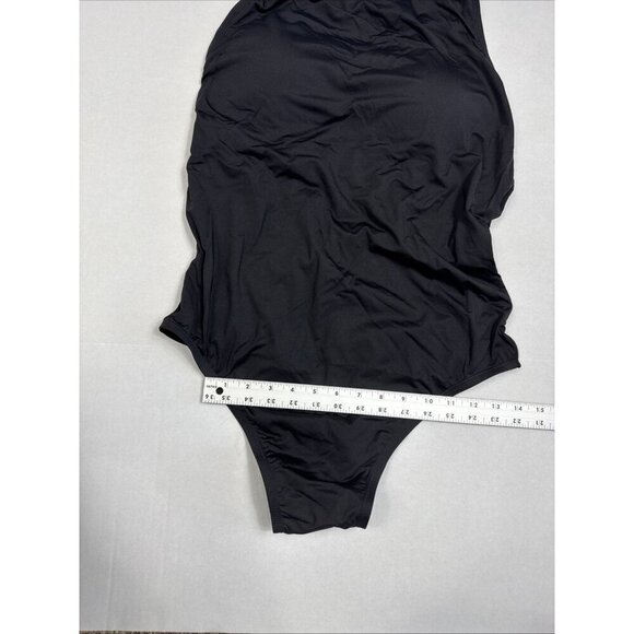 Andie Women's XXXL US 20 The Montauk 1-Piece Swimsuit Black NWT 9545 High Neck - Picture 5 of 12